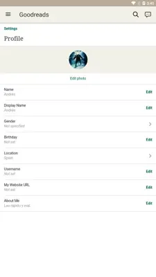 Goodreads Beta android App screenshot 1